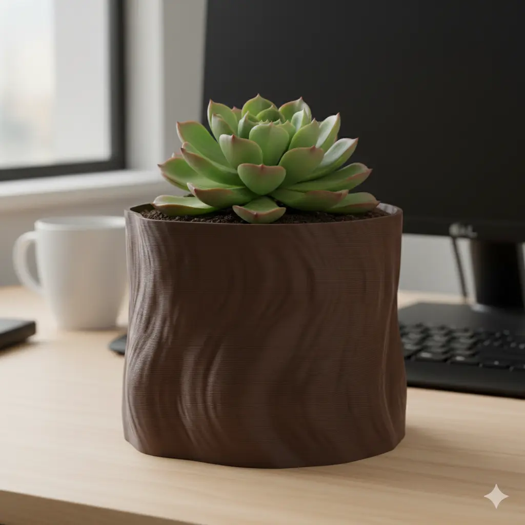 The Wood Grain Planter