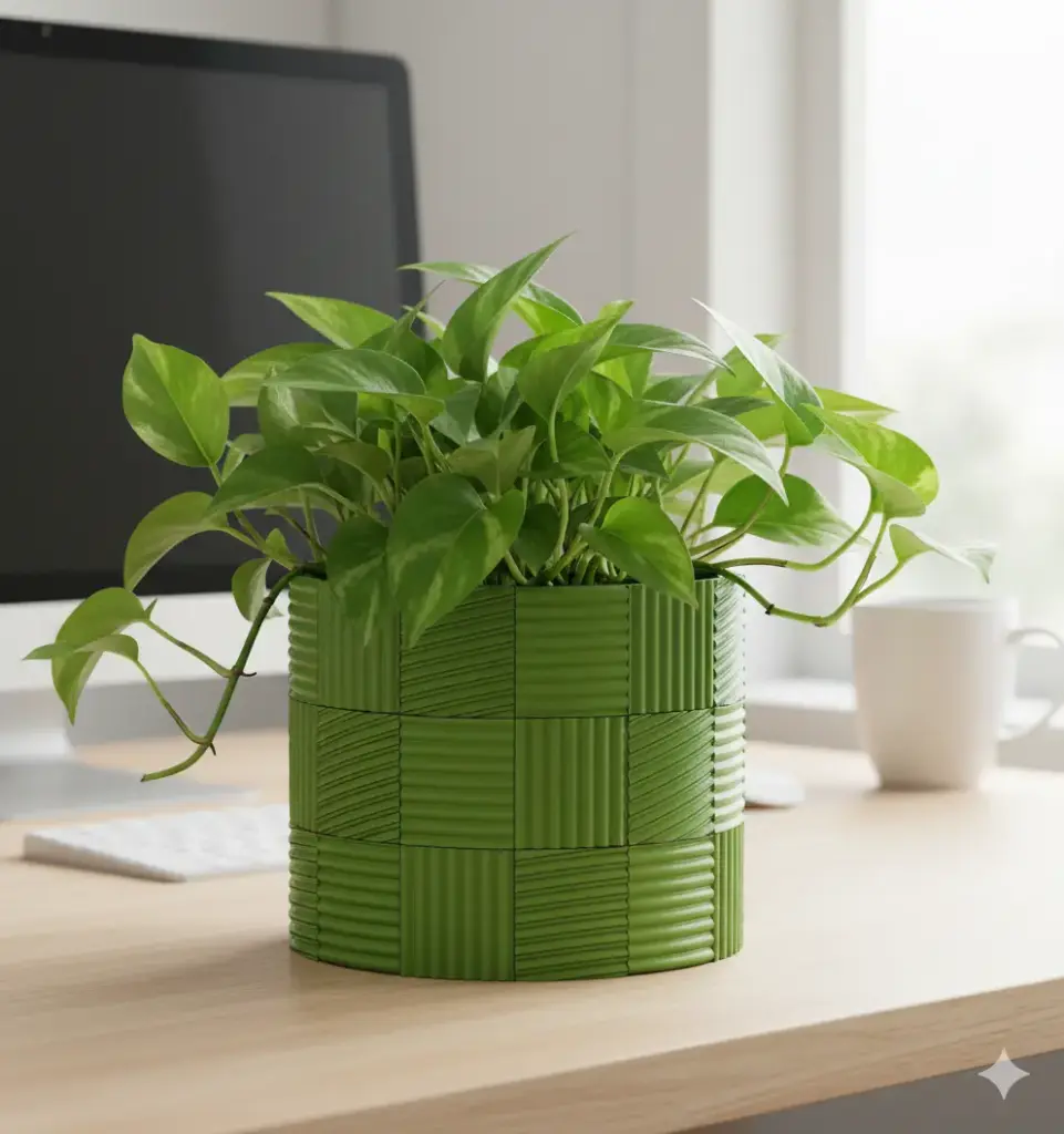 The Woven Basket Planter 