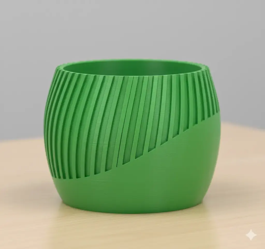 The Oblique Stripe Planter 