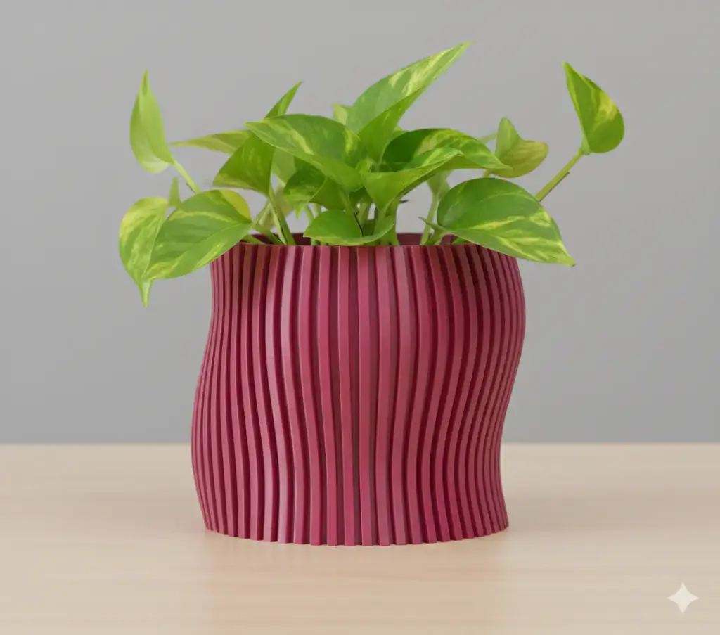 The Oblique Stripe Planter